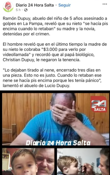 Lucio Dupuy grandfather comments